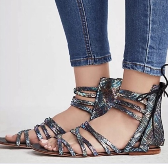 Free People Shoes - Free People Juliette Wrap Gladiator Sandal Sz 38